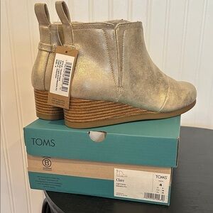 Toms Kids Gold Boots